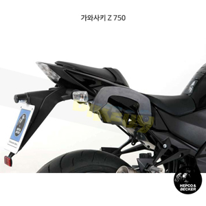 가와사키 Z 750 C-Bow 소프트 백 홀더 (07-)- 햅코앤베커 오토바이 싸이드백 가방 거치대 630262 00 01